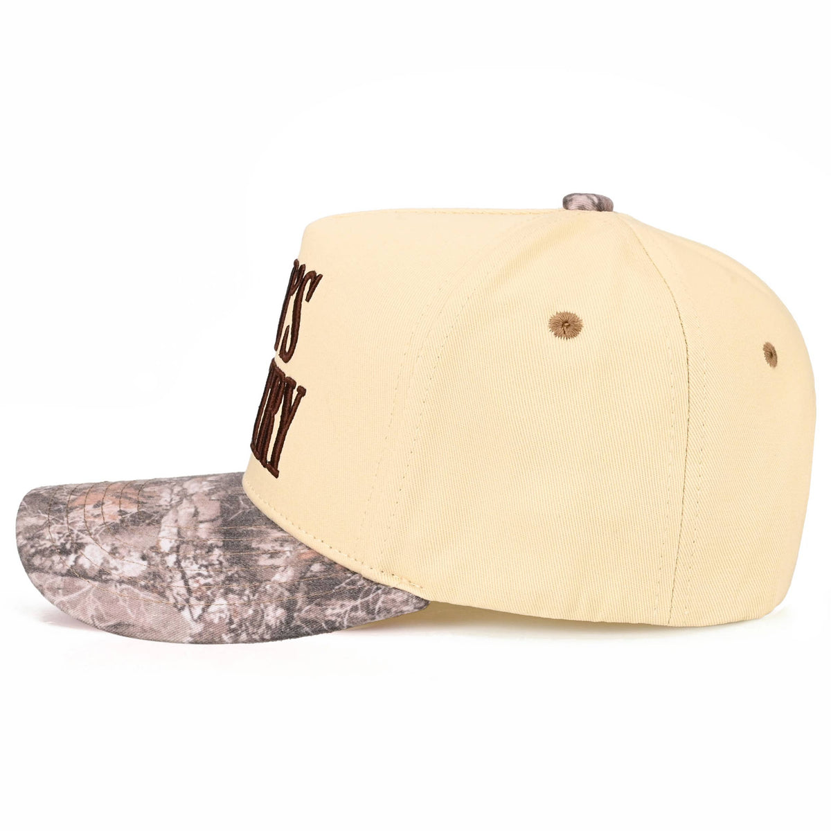 GOD'S COUNTRY Letter on Two Tone Trucker Hat: DKM2