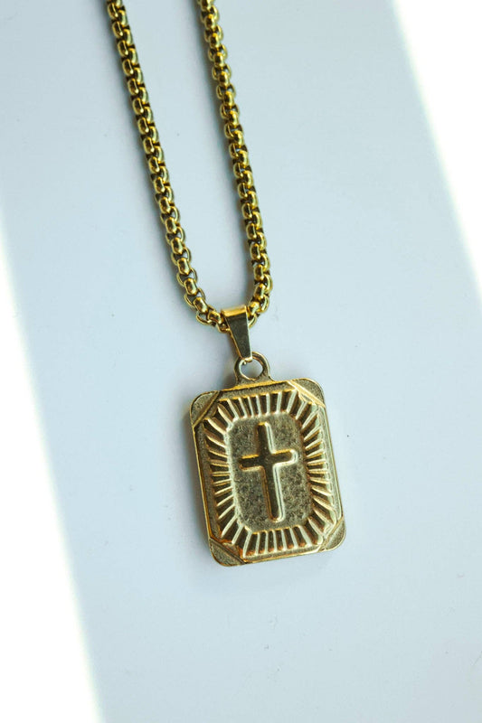 THE CROSS CHARM NECKLACE
