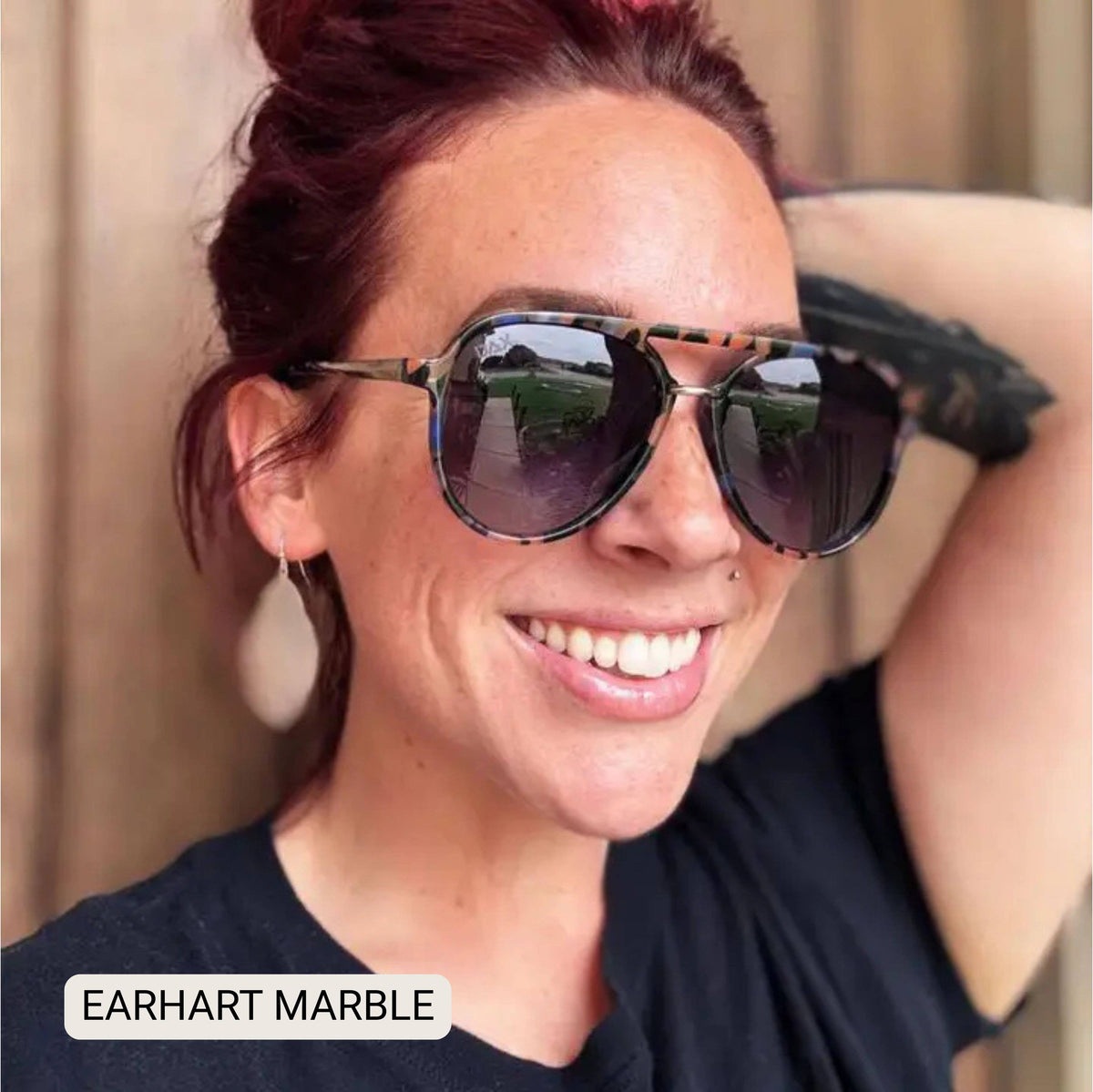 Earhart - Women’s Aviator Sunglasses–Polarized Everyday Chic: Cheetah
