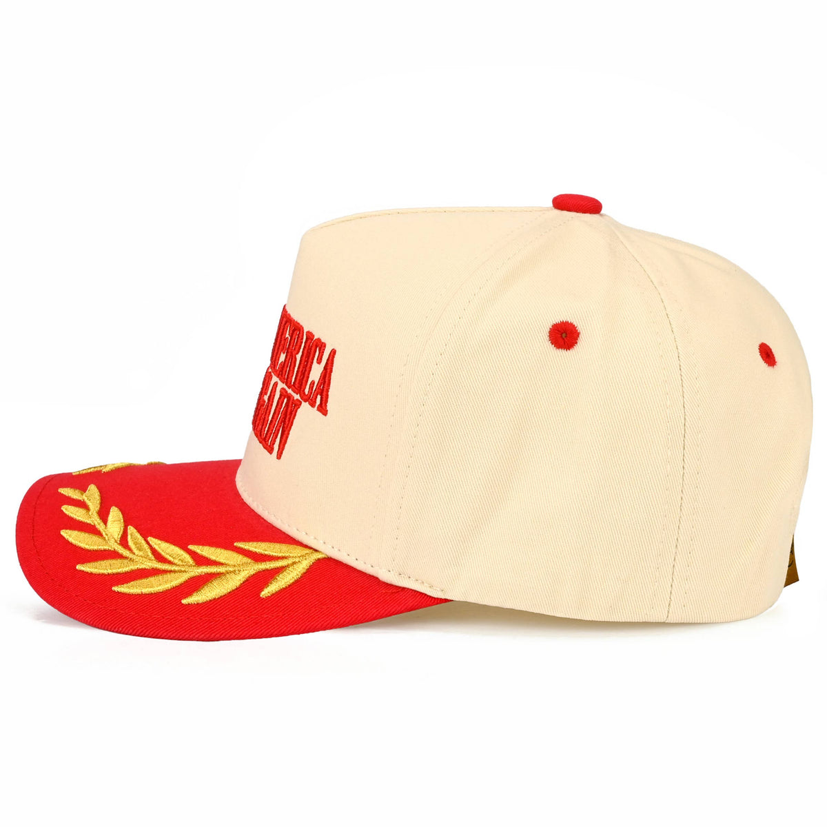 C.C MAKE AMERICA PRAY AGAIN Letter on Two Tone Trucker Hat: DKM