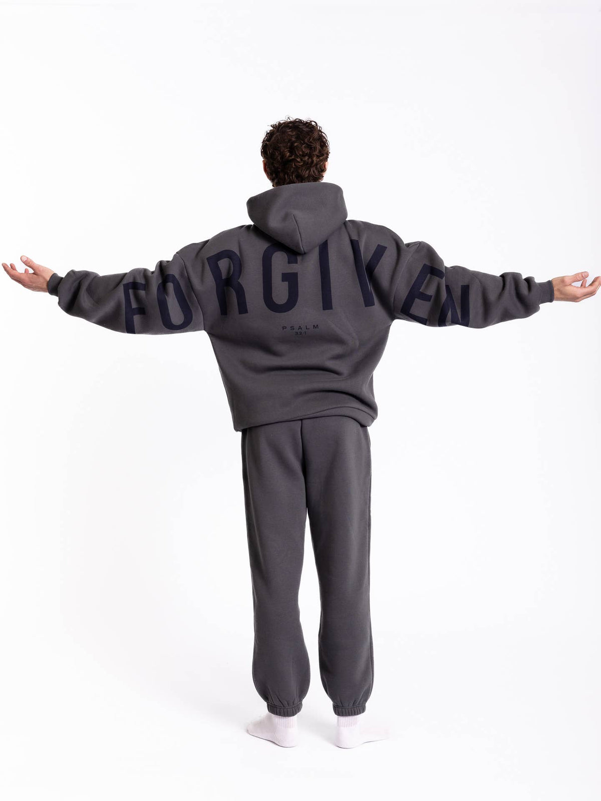 Kingdom Essential Hoodie - Forgiven - Dark Shadow: M
